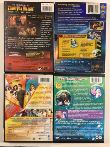 12 Kids DVDs POTC Indiana Jones Ghostbusters 1 & 2 Short Circuit Mr Limpet &More - Picture 7 of 16