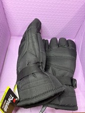 Black Cold Weather Thermal Snow Gloves
