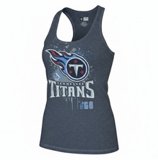 Team Apparel (L) Women's Tennessee Titans NFL Gray Tank Top 