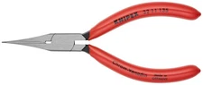 KNIPEX Tools - Long Nose Relay Adjusting Pliers (3211135) , Red