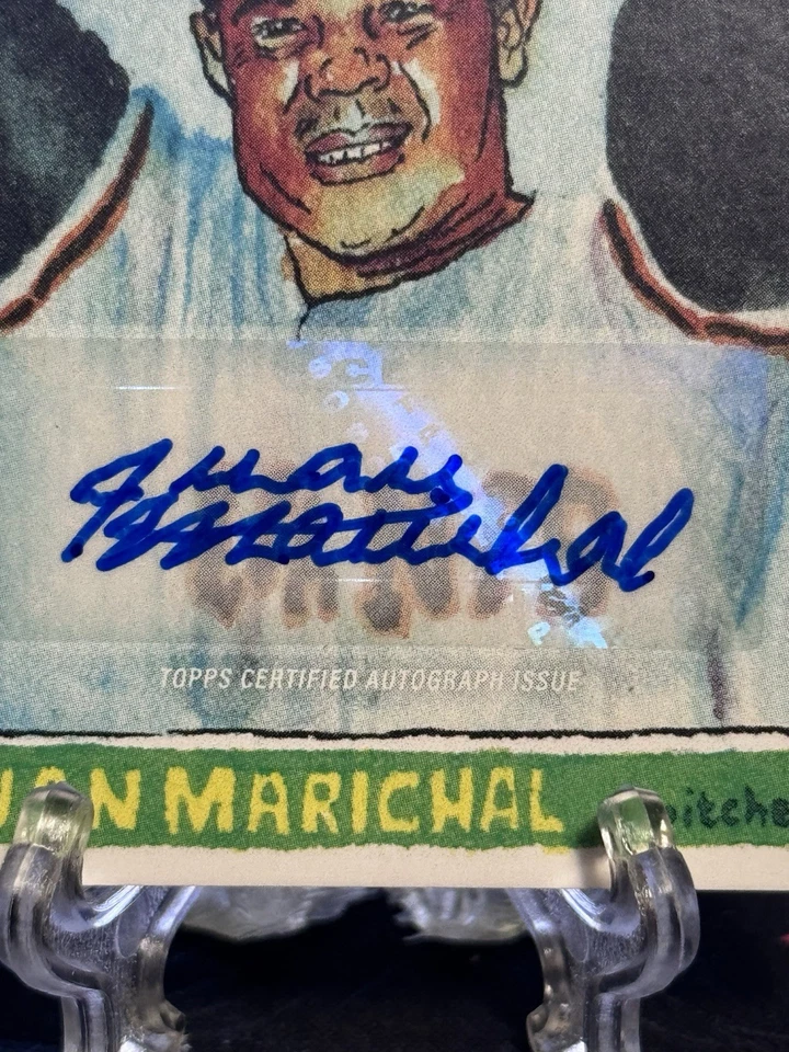 Caja de zapatos Topps Treasures Friedman #47A 2025 Juan Marichal 1966 automática/10 patio Foto 2 de 3