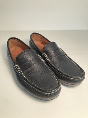 Allen Edmonds Turner Penny Driving Loafer Black Grain Leather 9.5 D Moccasin