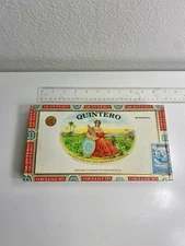 Quintero Cienfuegos Wooden Cigar Box- Excellent Condition- Made In Honduras