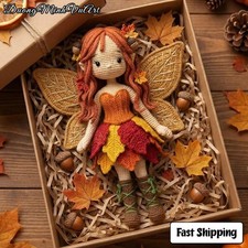 HOT Handmade Soft Amigurumi Plush,Handmade Crochet Butterfly Fairy Doll