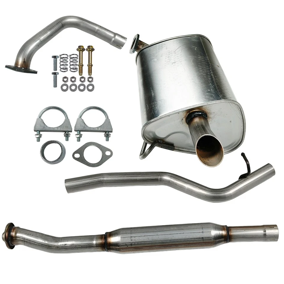 For Subaru Outback 2010 2011-2014 2.5L Exhaust Muffler Resonator Middle Pipe - Image 2 of 4