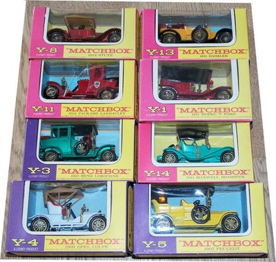 Matchbox. Models of Yesteryear. 8 Modelle 70er/ 80er Jahre
