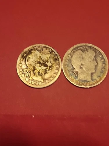 1892 O S  Barber Quarter AG