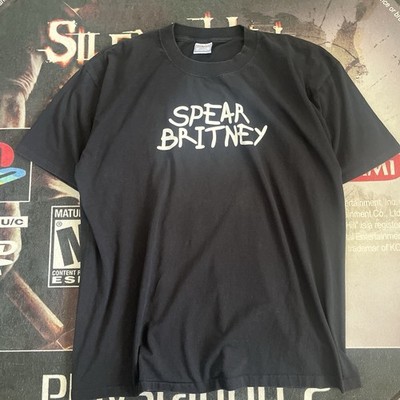 90s anti brittney spears parody single stitched t shirt 24.5x30.5,no flaws