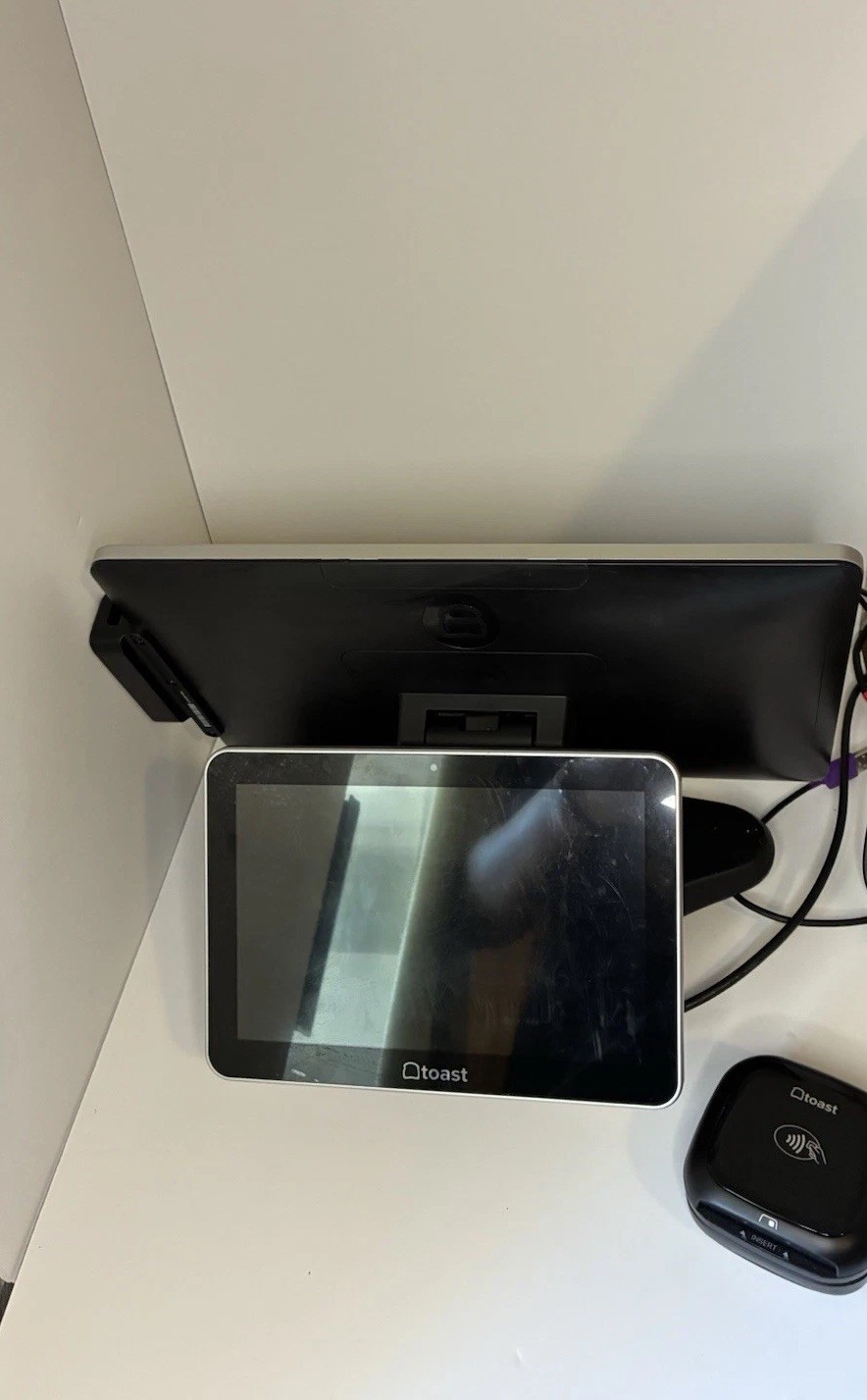 Toast Flex Dual Screen Terminal POS Bundle w/ Guest Display & Toast Tap TESTED