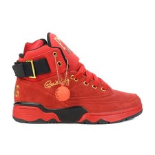 Patrick Ewing 33 HI 10th Anniversary Red/Black/Gold Basketball Shoes (US)