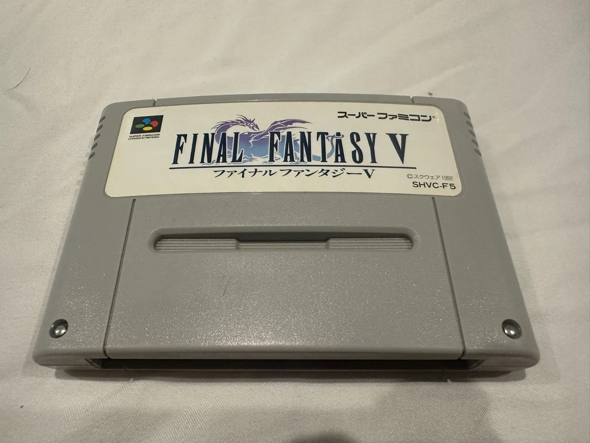 Final Fantasy V Role Playing Nintendo SNES Video Games for sale | eBay