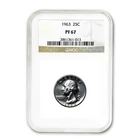 1963 Washington Quarter PF-67 NGC