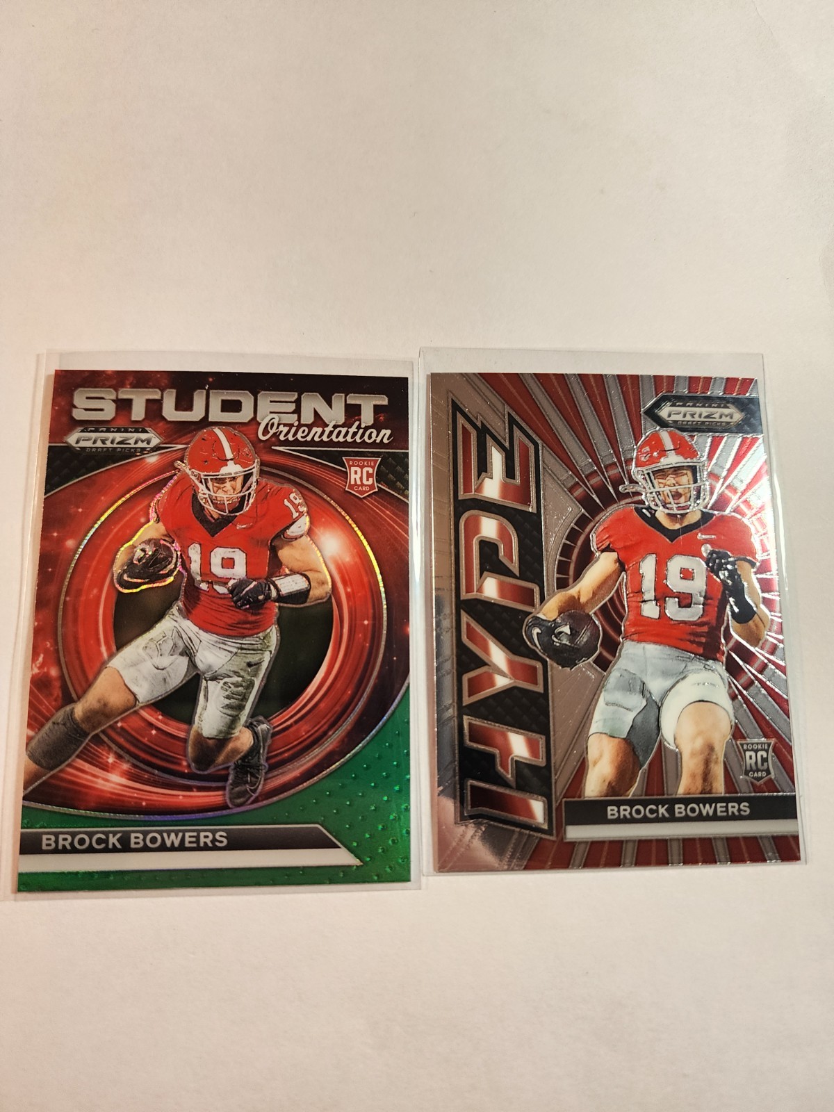2024 Panini Prizm Draft Picks - Student Orientation Brock Bowers #SO-BB green