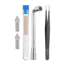 3D Nozzles Kit, 2pcs k1 Copper Alloy Nozzles 0.8mm, Nozzle Cleaning Needles