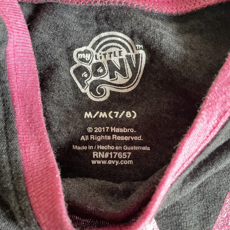 My Little Pony T Shirt Youth Girl's Graphic Print Shirt Multicolor Size M (7/8) - Image 2 of 4