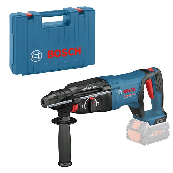 Bosch Akku-Bohrhammer GBH 18V-26D Sds-Plus Ohne Akku + Lader Im Handwerkerkoffer-image