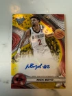 2024-25 Bowman Best University #B24-NB Nick Boyd Auto Yellow Lazer /75