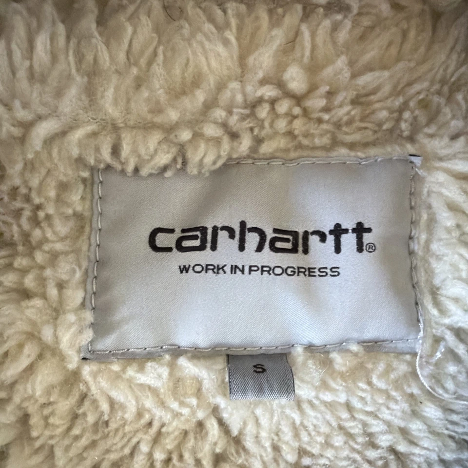 Chaqueta activa Carhartt WIP Denim Sherpa Liner de colección rara pequeña Foto 2 de 4