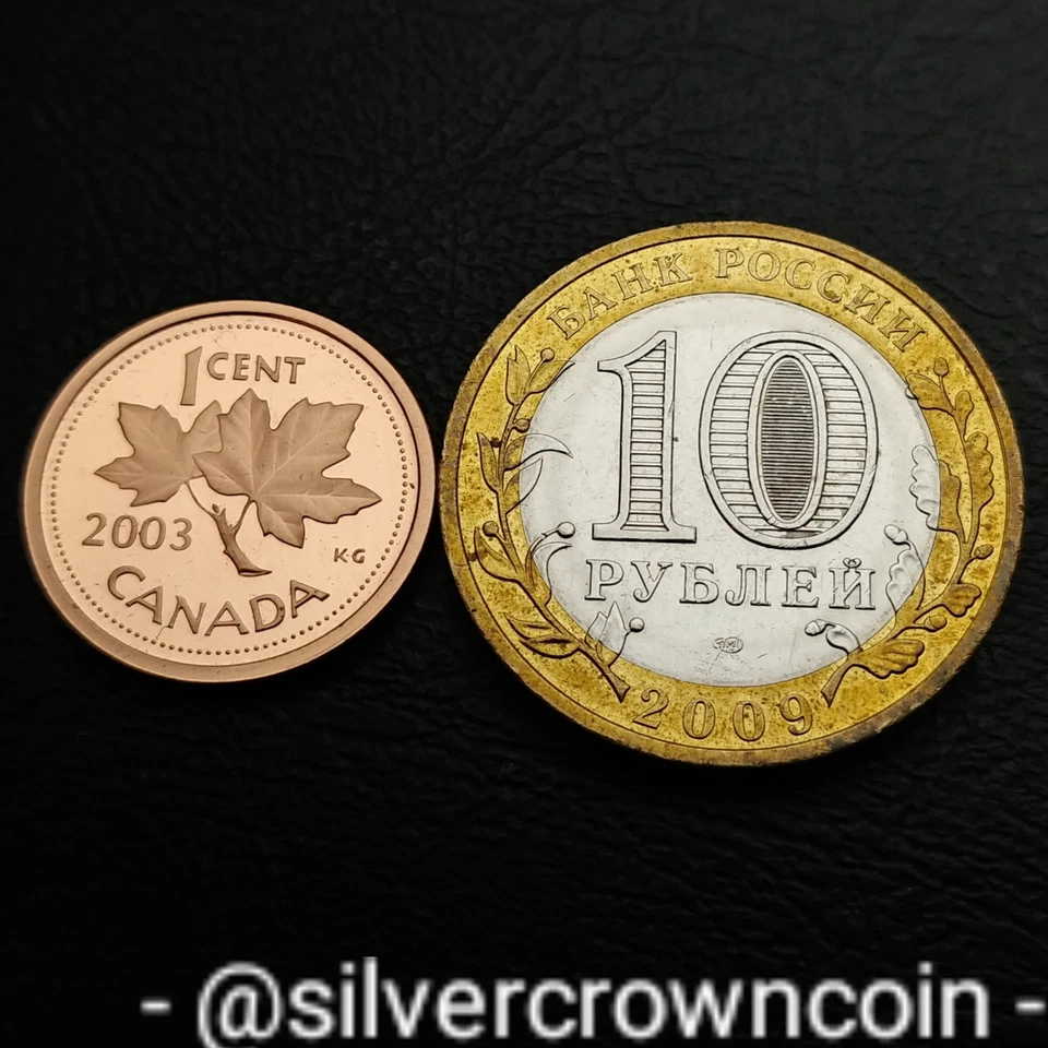 Russia 🇷🇺 Federation 10 Roubles 2009 SPMD. Y#982. 10$ coin. Kaluga City.  - Image 4 of 4