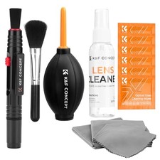 K F Concept Camera Cleaning Kit, 15-in-1 Set: 60ml Cleaner, Camera Air NEW 