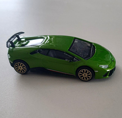 Welly Lamborghini Huracan Performante Modellauto Spielzeugauto Grün 12220