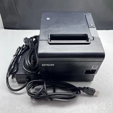 Epson TM-T88VI-iHUB M349A Point Of Sale Receipt Printer Ethernet USB