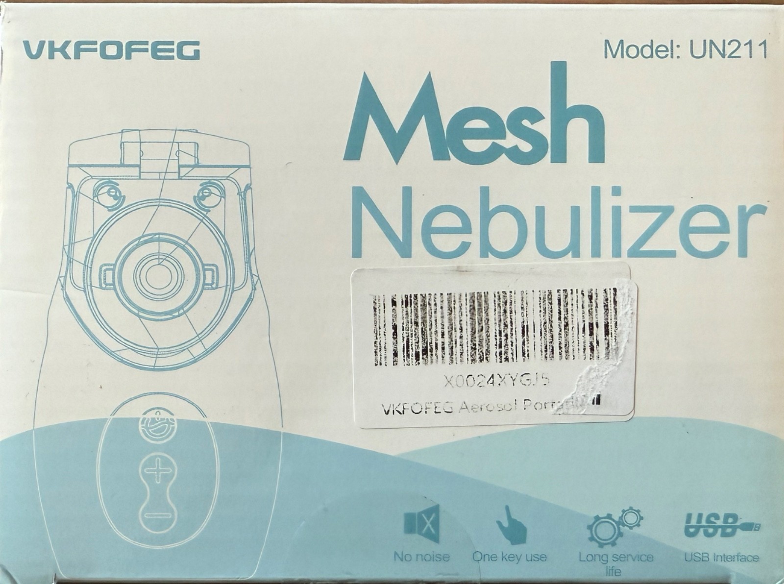 Handheld Micro-Mesh Nebulizer Humidifier Silent UN211