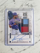 2025 Panini Elegance Kaelen Culpepper Patch Auto /99 Twins