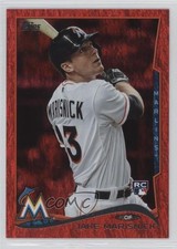 2014 Topps Red Hot Foil Jake Marisnick #45 4j3