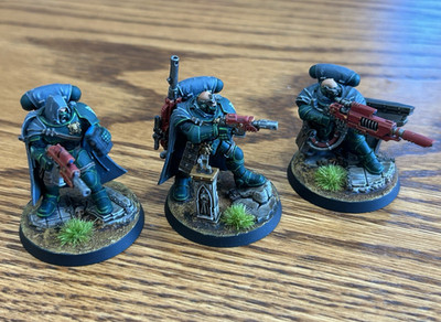 Dark Angels Eliminator Squad painted