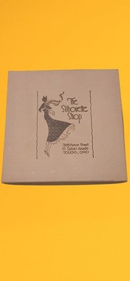 3 Monogramed Vintage Handkerchiefs With Box.