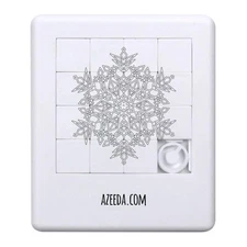 'Delicate Snowflake' Sliding Puzzle (PZ00031121)
