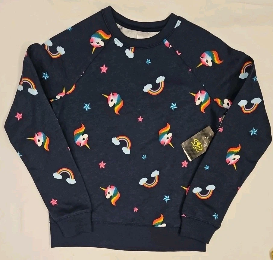 Pull Vintage Cracker Barrel Licorne Pour Fille - Taille XL, Fabriqué Aux USA