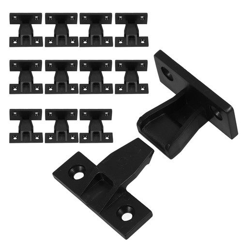 12 Set False Front Cabinet Clips Plastic Bracket Fake Drawer Clips False Drawer - Picture 6 of 12
