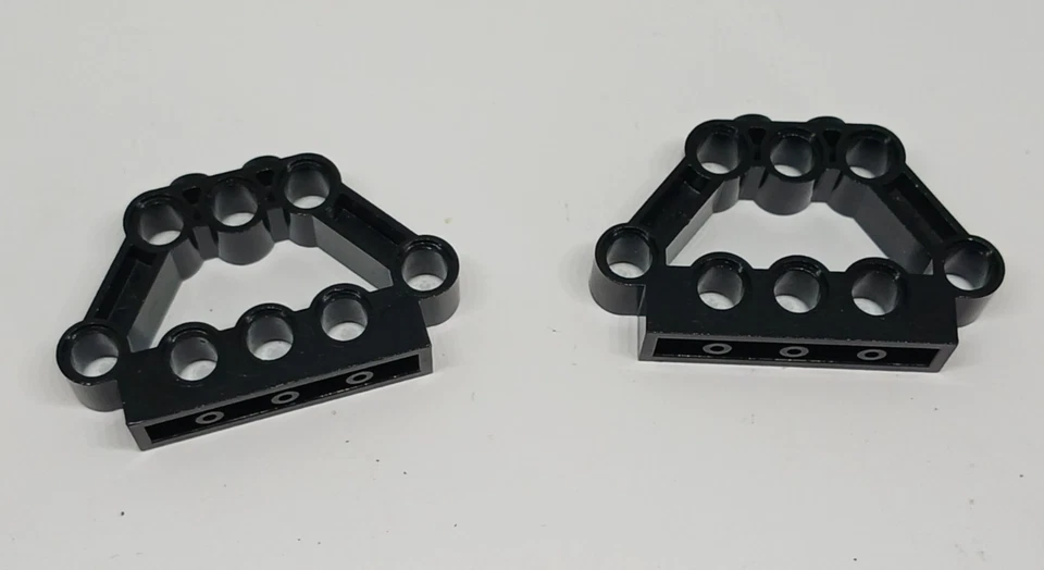 LEGO Technic : 2x Bloc connecteur 1 x 5 x 3 - Réf 32333 noir - Set 42082 41131 - Photo 1/1