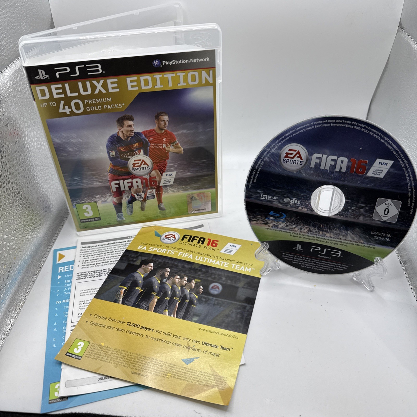 FIFA 16 Deluxe Edition Sony Playstation 3 PS3 - Very Good Condition