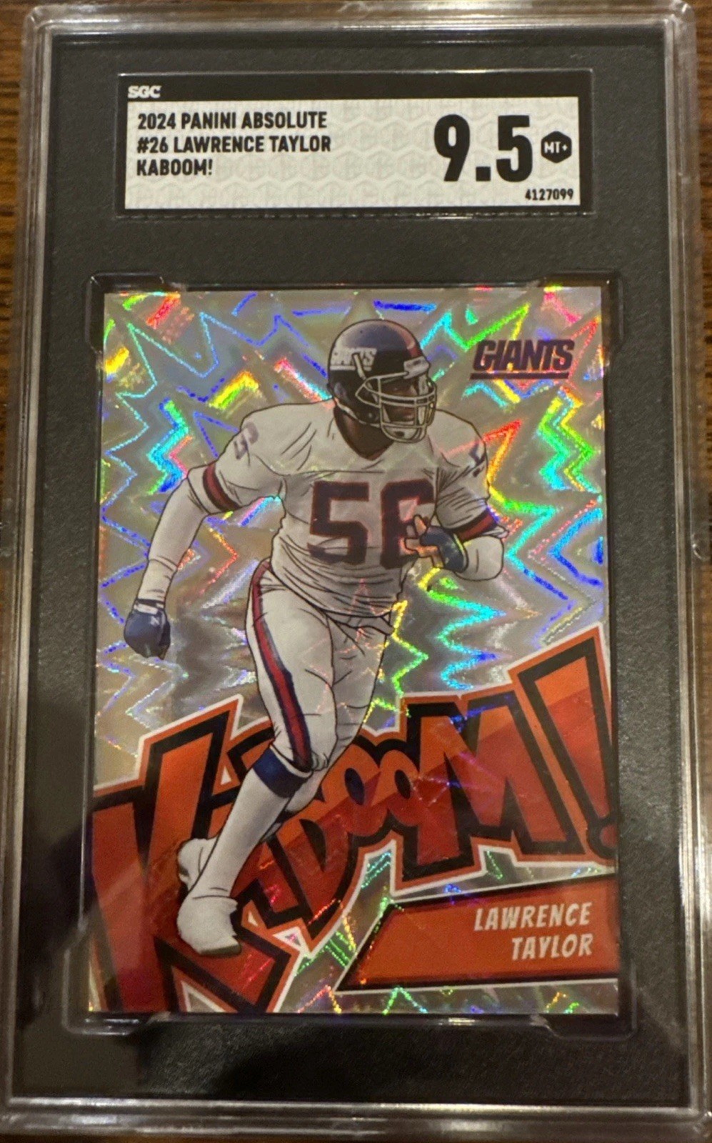 2024 Absolute Lawrence Taylor Vertical Kaboom! SGC 9.5  Case Hit!!
