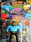 Vintage Ninja Turtles Star Trek First Officer Donatello On Card Figure As Spock