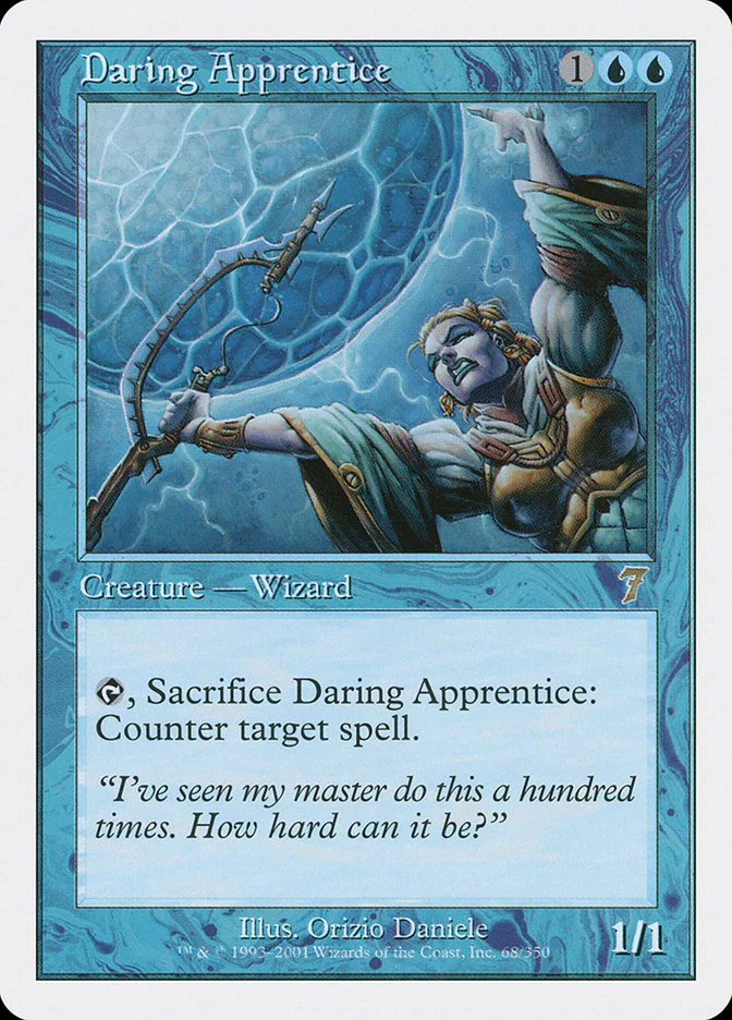 Daring Apprentice [Seventh Edition] Moderately Played