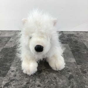 perro peluche blanco
