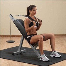 Body Solid Plate Load Ab Crunch Bench