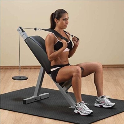 Body Solid Plate Load Ab Crunch Bench