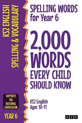 Spelling Words for Year 6 | Stp Books | englisch