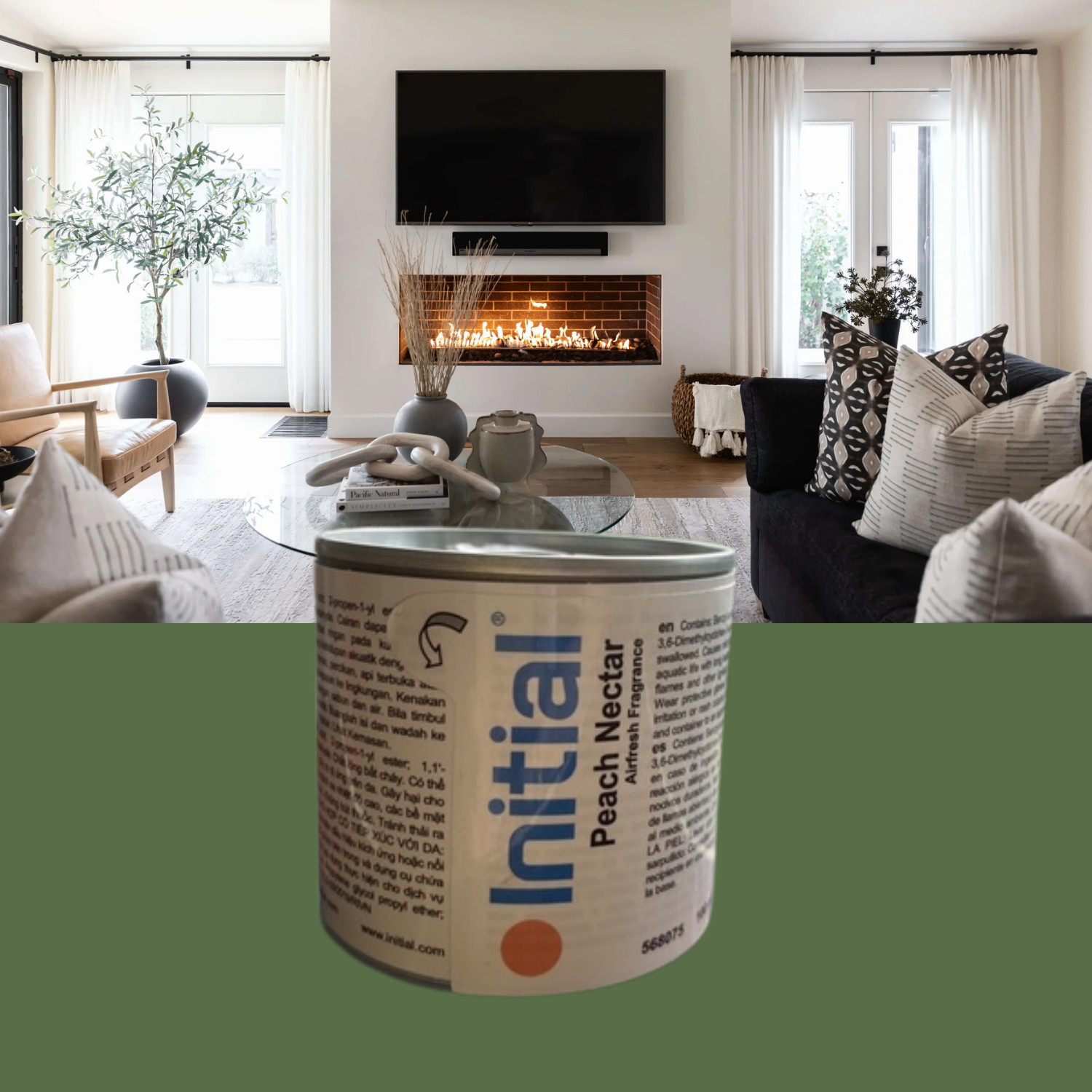 Ambientador inicial de néctar melocotón traje para casa coche oficina dormitorio