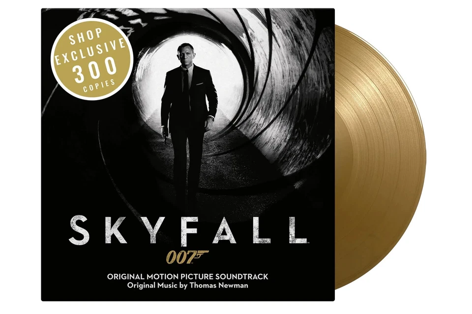 Thomas Newman – 007 James Bond: Skyfall (2012) Complete Score 2LPs/Gold  Vinyl!! - Image 3 of 4