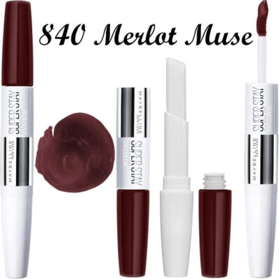 Rouge a levres Superstay 840 Merlot Muse Maybelline - Photo 1/2