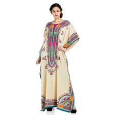 Women Kaftan Plus Size Long Maxi Dress Beach Cover Up Evening Gown Kimono Caftan