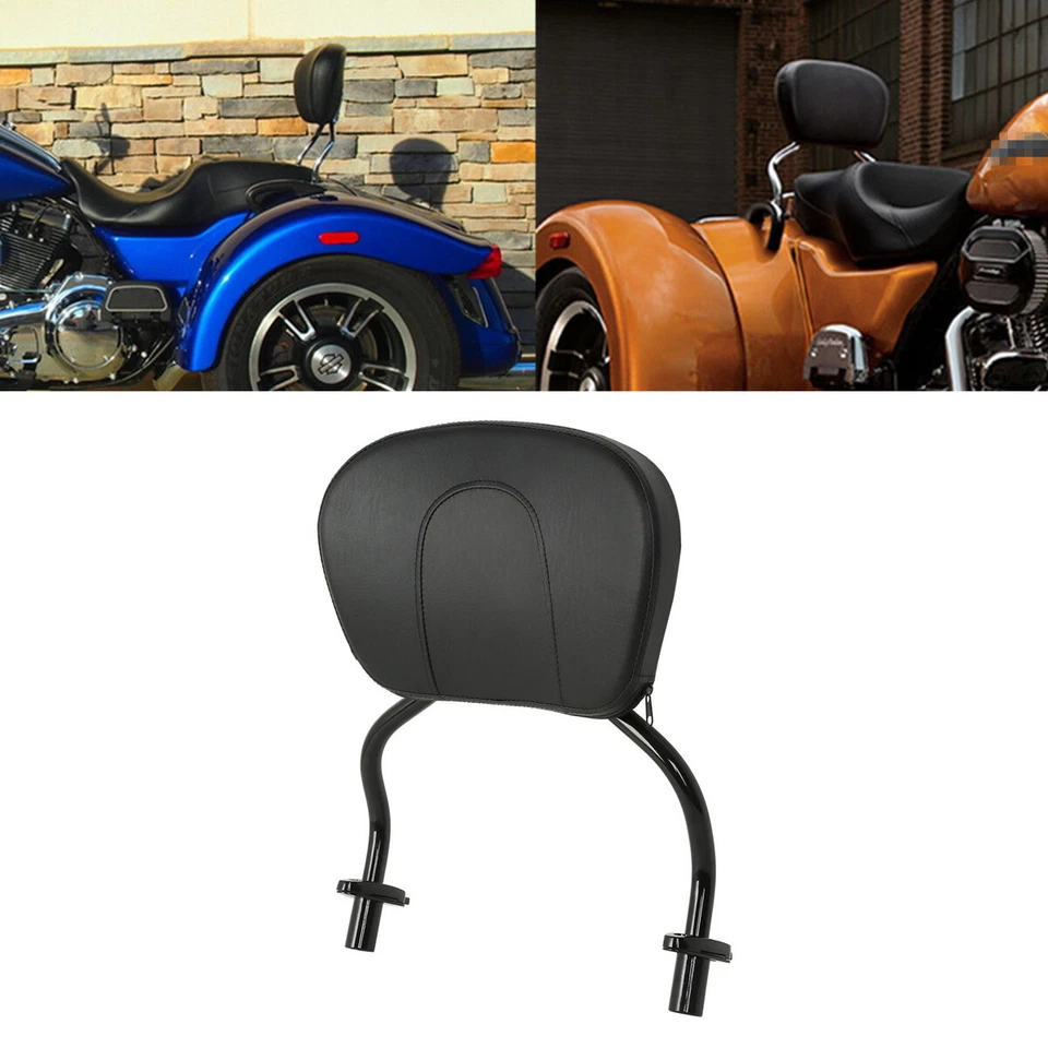 Schwarz Detachable Sissybar Pad M/ Rückenlehne Für Harley FLRT Freewheeler 15-25 - Bild 1 von 4