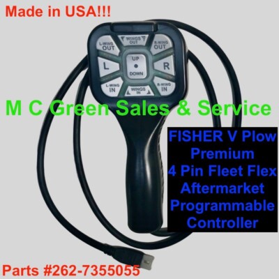 PREMIUM FISHER V 4 PIN SNOW PLOW PROGRAMMABLE CONTROLLER EZV FLEET FLEX 28600