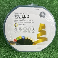 GE Color Choice 150 LED 43.4ft String Lights Multi-Function Color Changing New